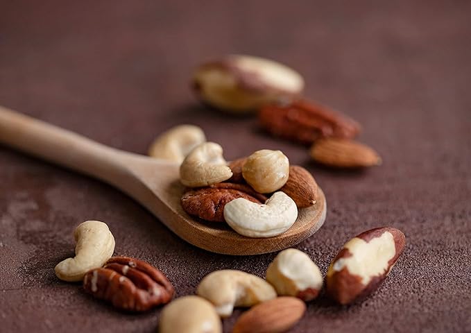 Food to Live Organic Deluxe Unsalted Nuts Mix, 1 Pound ??A Blend of Dry Roasted Organic Raw Pecans