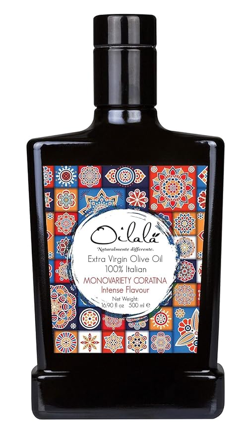 Oilala Extra Virgin Olive Oil, Robust Flavor, High Polyphenols, 707 mg/kg London IOOC Gold Medal!