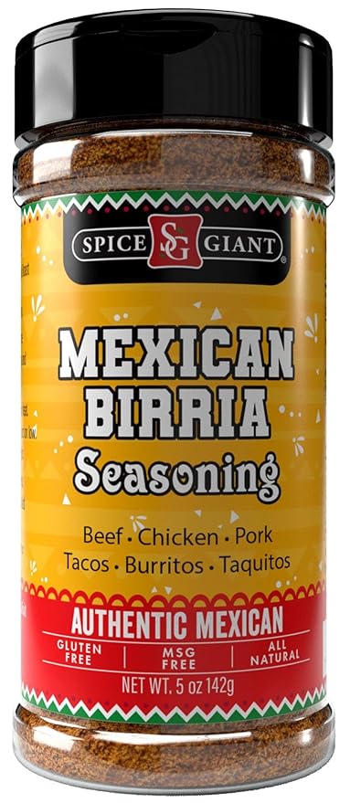 Mexican Birria Seasoning 5 oz | Mexican Spice | All Purpose, Beef, Chicken, Pork & More Seasoning |