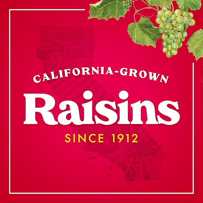 Sun-Maid California Sun-Dried Raisins - (12 Pack) 12 oz Sharing-Size Box - Dried Fruit Snack for