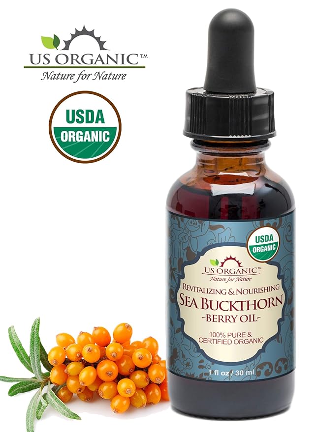 US Organic Sea Buckthorn Berry (Fruit) Oil, Supercritical CO2 extracted, USDA Certified