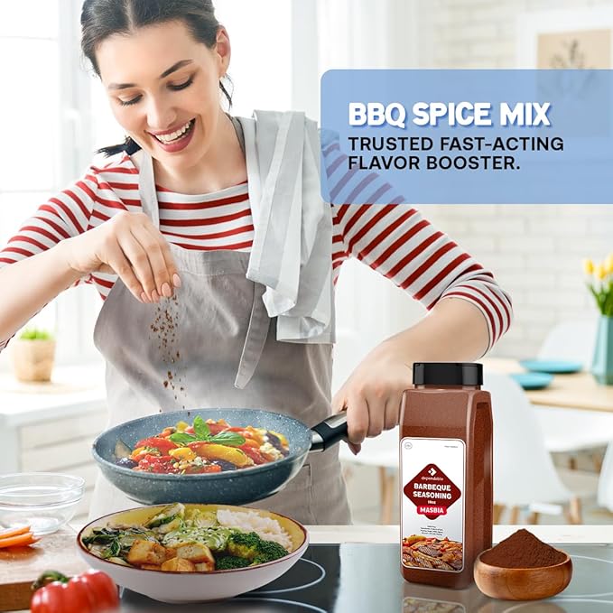Dependable Food BBQ Spice Mix - 18 oz. Resealable Pouch - Non-GMO, Kosher – Perfect Blend for
