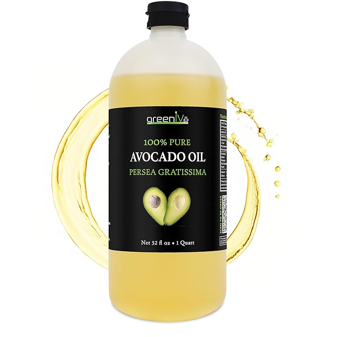 GreenIVe Avocado Oil Naturally Grown 100% Pure Natural without Additives, Clean, Cold Pressed