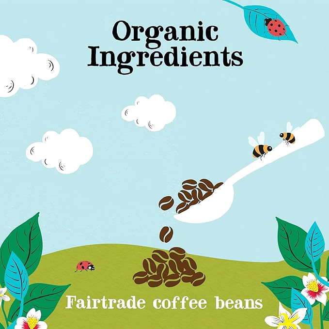 Clipper Coffee, Latin American Arabica, Organic Decaf Instant Coffee, Medium Roasted, Freeze Dried