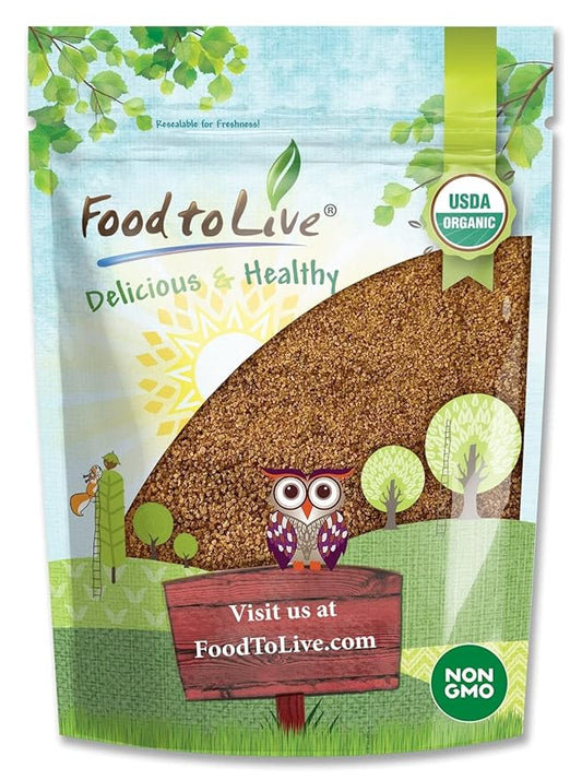 Food to Live Organic Brown Coconut Sugar, 5 Pounds ??Non-GMO, Pure Palm Sugar, Kosher, Vegan, Fair