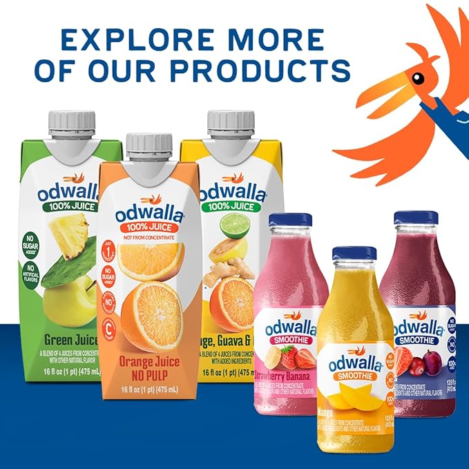 Odwalla Green Juice ??Green Drink with Nopal Cactus, Apple, Orange & Pineapple ??Natural