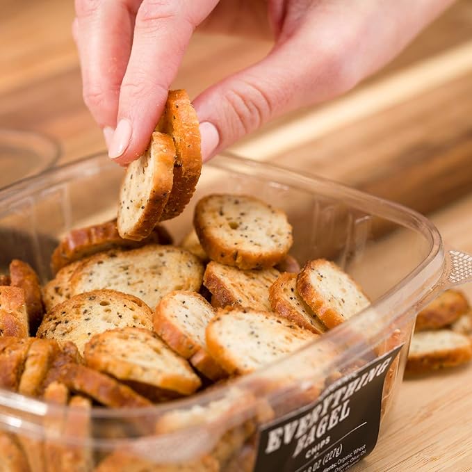 Everything Bagel Chips NY Style Bagel Crisps. Organic, Vegan, Kosher. From the artisans of Schwartz