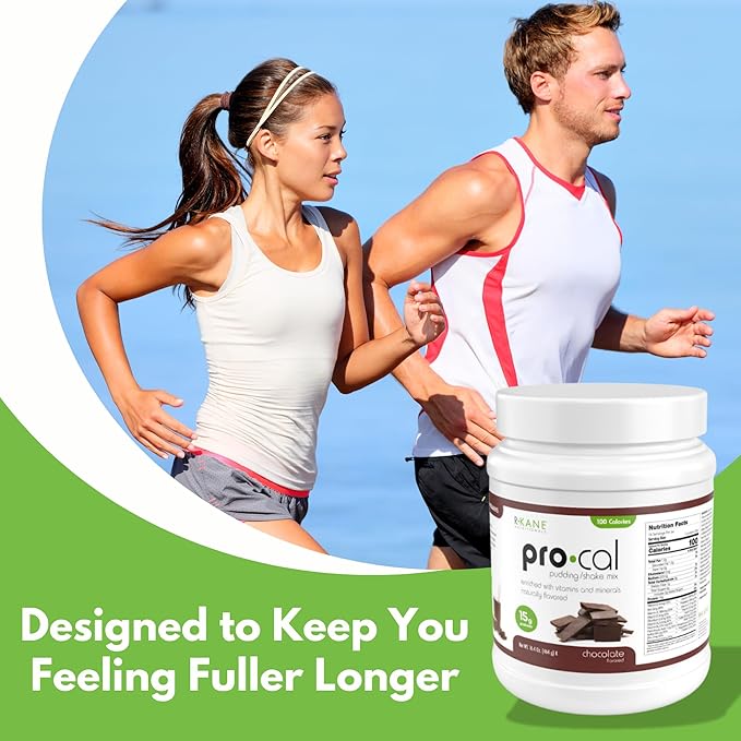 Pro-Cal Chocolate Meal Replacement Powder - High Protein, Low Calorie Shake & Pudding Mix