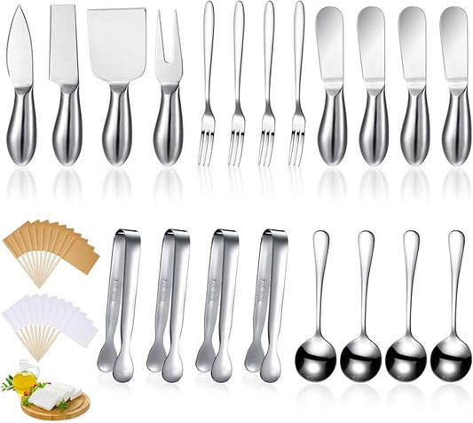 Patelai Charcuterie Board Accessories Cheese Spreader Knife Set Charcuterie Utensils Butter Knife