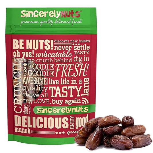 Sincerely Nuts No Sugar Added Pitted Dried Dates, 1lb - Whole Fresh Unsweetened Dry Date Pieces