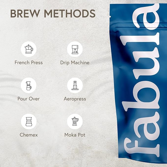 Fabula Coffee Dark Roast Freshly Ground - Organic - Low Acid - Single Origin - Non-GMO - Mold Free