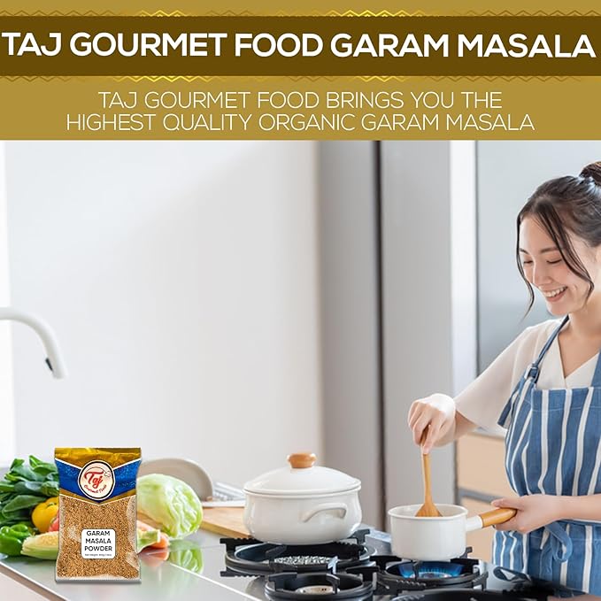 TAJ Garam Masala Powder, 14 Ounce - Unique Blend of Spices | Authentic Indian Spices