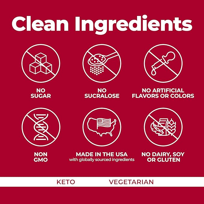 Pureboost Superfoods Clean Energy Booster, Refreshing Energy Drink Mix with 7 Organic Red