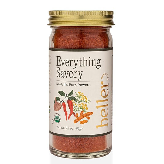 Beller Nutrition Everything Savory Organic Paprika Powder Spice Blend Seasoning | 1.4 oz | Sweet