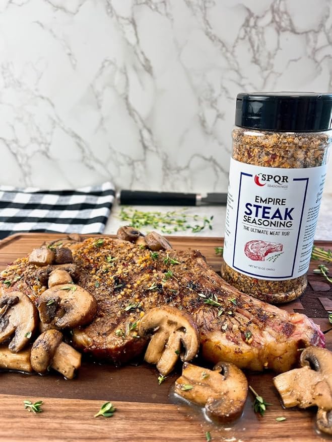 Empire Steak Seasoning XL 12 Ounce Jar All Natural Premiere Meat Rub For all Chops and Cuts