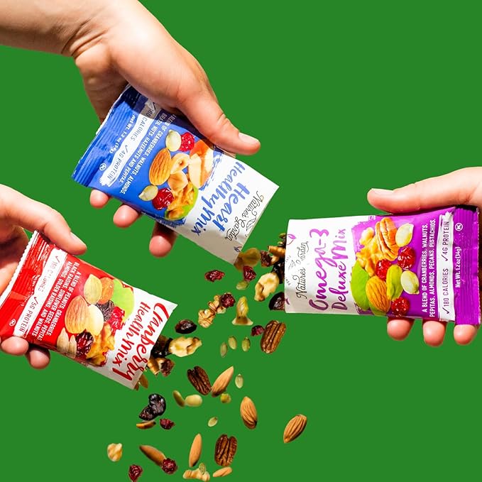 Nature's Garden Healthy Trail Mix Snack Pack - | Premium Nuts and Seeds | Delicious Healthy Trail