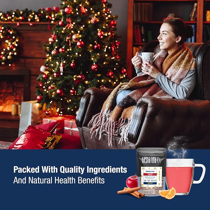 Tiesta Tea - Holiday Tea Sampler Dry Flight Set, Loose Leaf, High to No Caffeine Hot & Iced