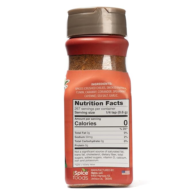 iSpice - HARISSA SEASONING World Flavor Super Spice Blend | All Natural | Ready to use as is | No
