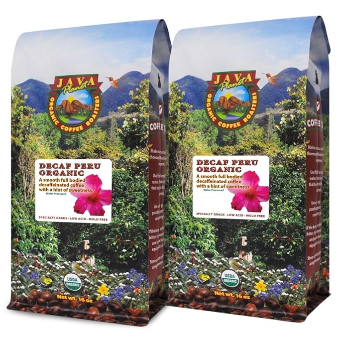 Low Acid Organic Coffee ??Whole Bean, Mold-Free & Stomach Friendly by Java Planet, Peruvian Single