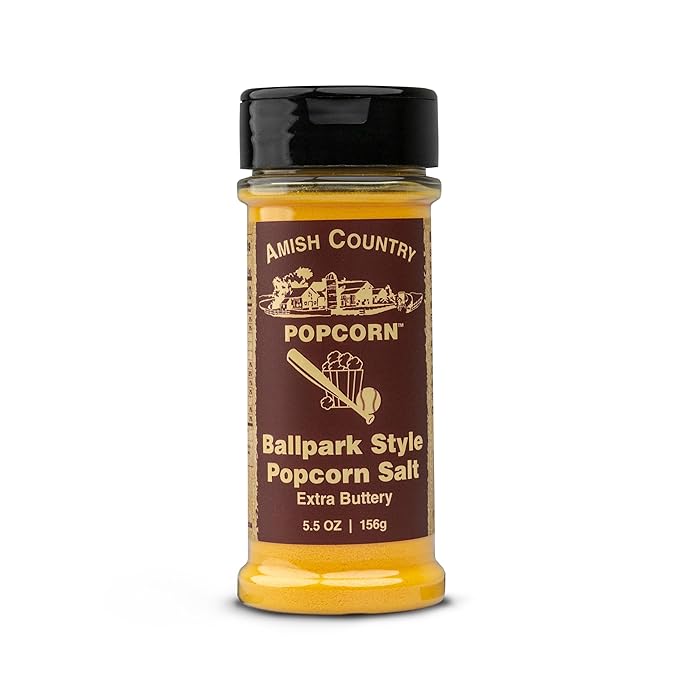 Amish Country Popcorn | 5 Pack Seasoning Bundle | Buffalo, Garlic Parmesan, Jalepeno Cheddar, Dill