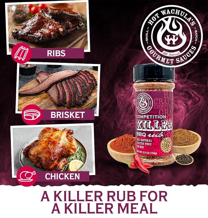 Hot Wachula?™s Killer Rub | Ultimate BBQ Rub Seasoning for Smokers and Pitmasters | World Champion