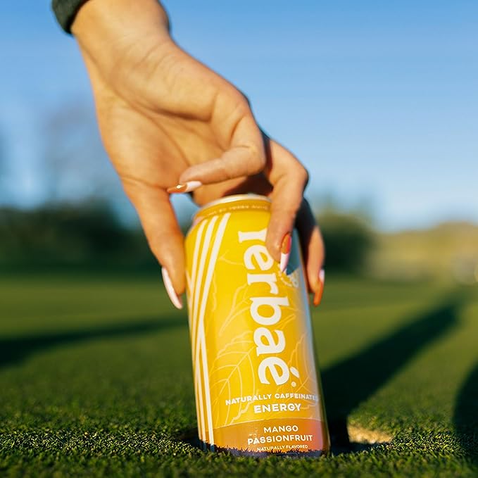 Yerbaé Mango Passion Fruit Functional Energy Drink - 0 Sugar, 0 Calories, 0 Carbs. Yerbae is