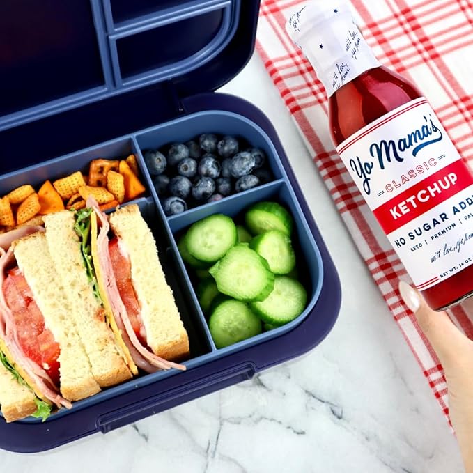 Yo Mama's Foods Keto Classic Ketchup ??Pack of (1) - No Sugar Added, Low Carb, Vegan, Gluten Free