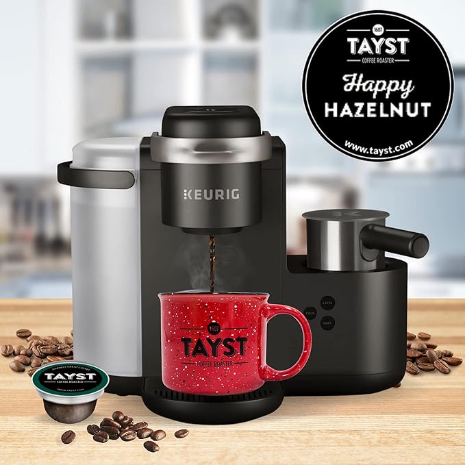 Tayst Coffee Pods, Happy Hazelnut Medium Roast, K Cups Compatible with Keurig Coffee Maker