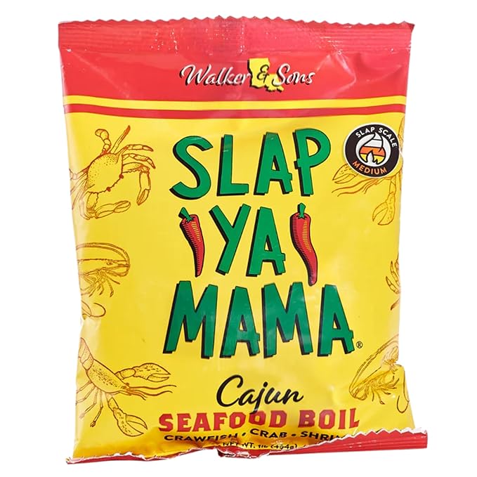 Slap Ya Mama Cajun Seafood Boil - 1lb Bag of Spicy Cajun Seasoning for Shrimp, Crab, Crawfish