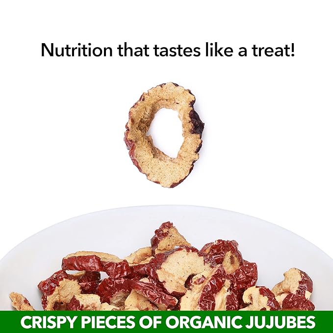 USDA Organic California Grown Pure Jujube Product | JUJUME Crisps | Sweet Jujube Chips | ZERO Added
