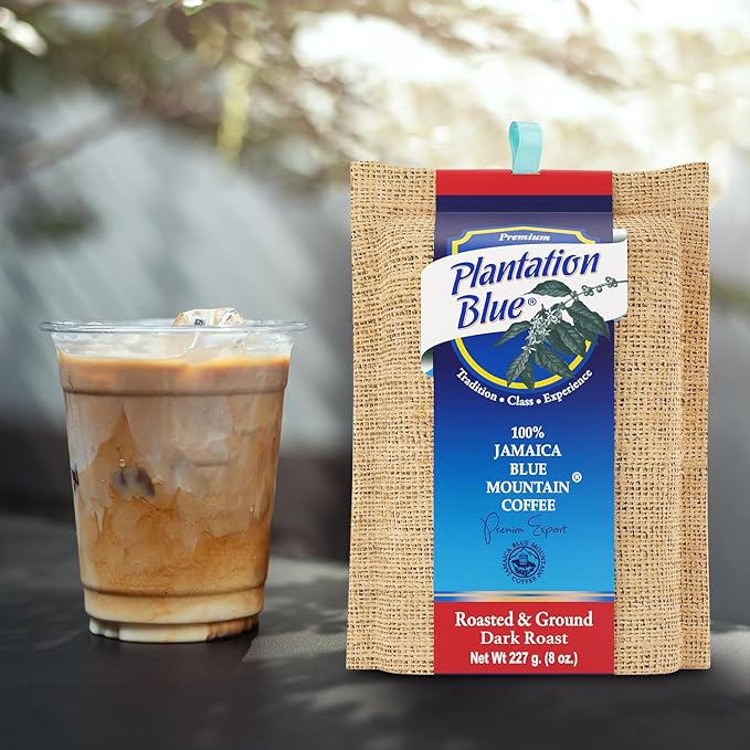 PREMIUM PLANTATION BLUE TRADITION CLASS EXPERIENCE 100% Blue Mountain Coffee, Dark Roast, Ground