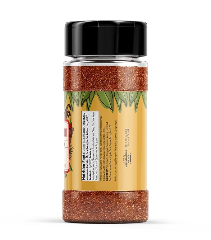 Unpretentious Tandoori Spice Blend, 4.8 oz, Slightly Sweet & Smoky Flavor, Indian Cuisine, Meat &