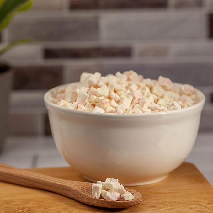 Survival Grocery® Freeze Dried Apples - Non-GMO, Gluten-Free, Unsweetened Diced Apple Pieces