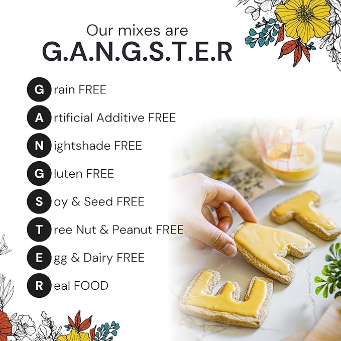 eat G.A.N.G.S.T.E.R. Sugar Cookie Mix | Gluten-Free, Grain-Free, Allergy-Friendly. Easy to Make