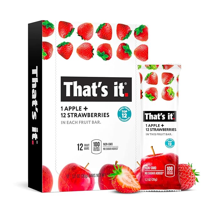 That's it. (48 Count) Variety Pack | Strawberry, Blueberry, Mango & Cherry flavors | 100% Natural