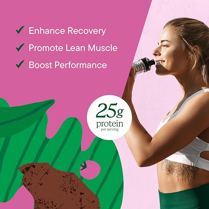 Nutranelle - Plant Based Protein Powder - 25 g Vegan Protein Powder with 30 Servings - Blended Rice