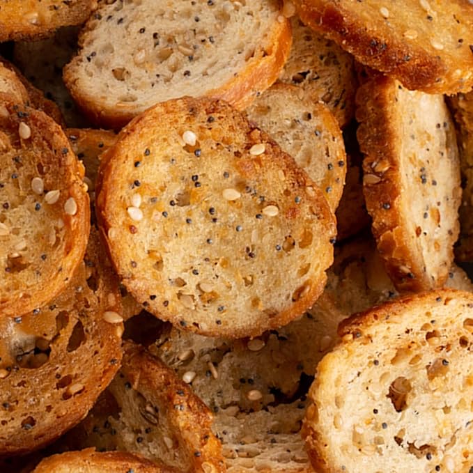 Everything Bagel Chips NY Style Bagel Crisps. Organic, Vegan, Kosher. From the artisans of Schwartz