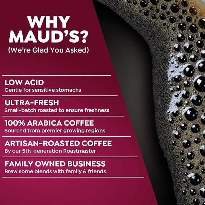 Maud's Raspberry Chocolate Flavored Instant Coffee, 52 ct, 100% Arabica Coffee, Medium Roast