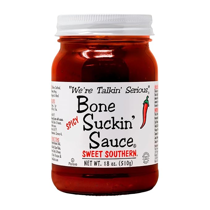 Bone Suckin' Sauce Sweet Southern BBQ Sauce, Gluten-Free, Non-GMO, Kosher, Sweetened with Cane