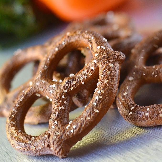 Unique Pretzels - Sprouted Splits Pretzels, Homestyle Baked, Certified OU Kosher and non-GMO, 8