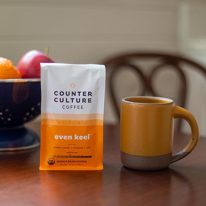 Counter Culture Coffee - Fresh Roasted Certified Organic Whole Bean Coffee (Kosher) (Even Keel)