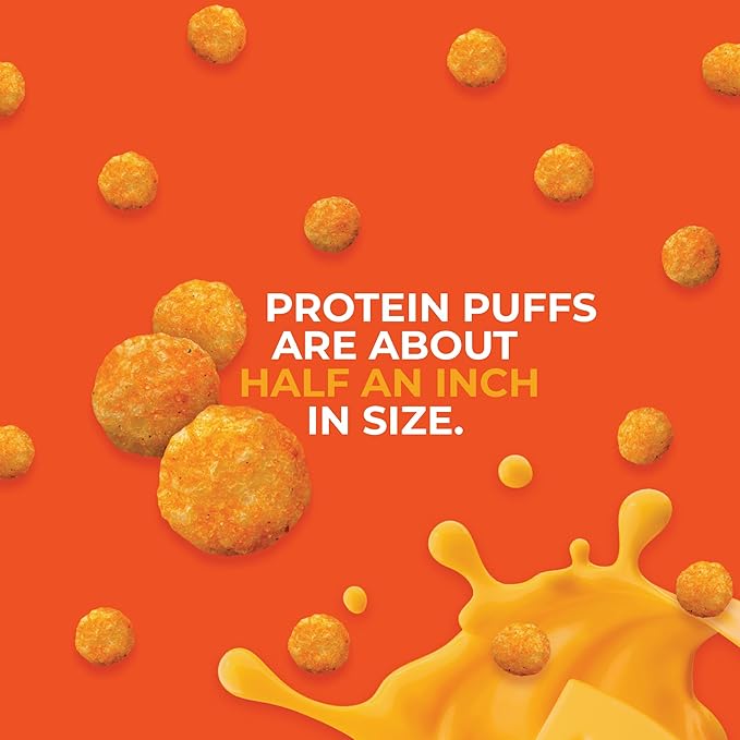 Twin Peaks Protein Puffs - (Nacho Cheese), Keto Friendly, Low Carb Snack (300g, 21g Protein, 2g Net