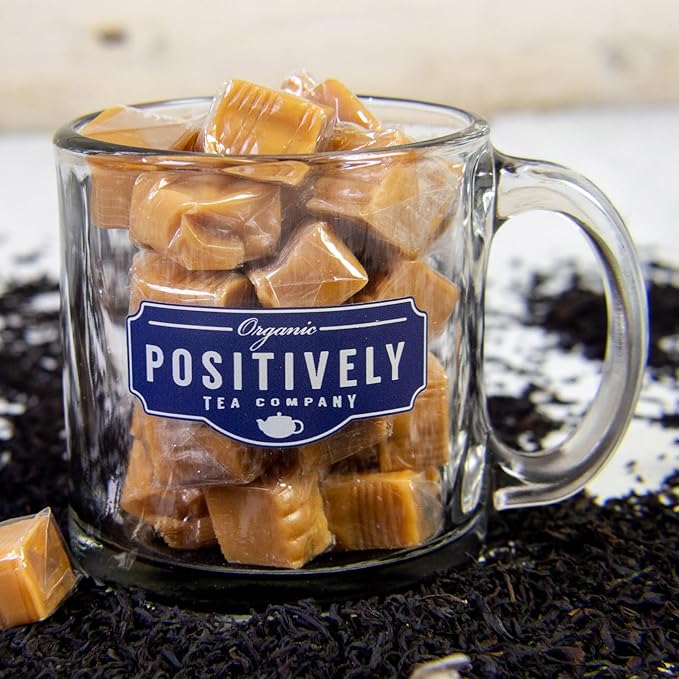 Organic Positively Tea Company, Caramel Black Tea, Loose Leaf, 4 Ounce