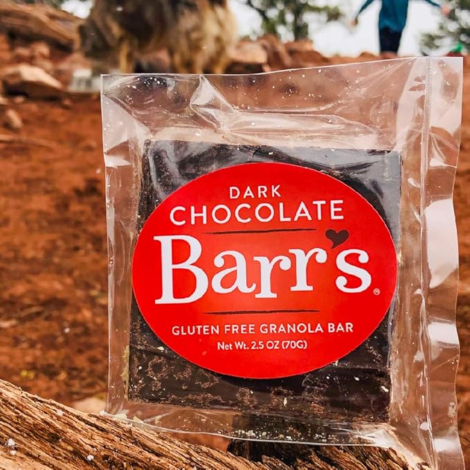 Mrs. Barr’s Natural Foods Granola Bars | Dark Chocolate | Certified Organic Gluten Free Oats | Soft