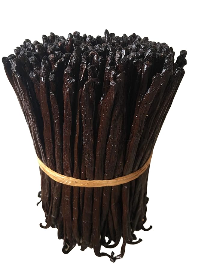 25 Organic Madagascar Vanilla Beans Grade A/B. Certified USDA Organic. Bulk for Extract and