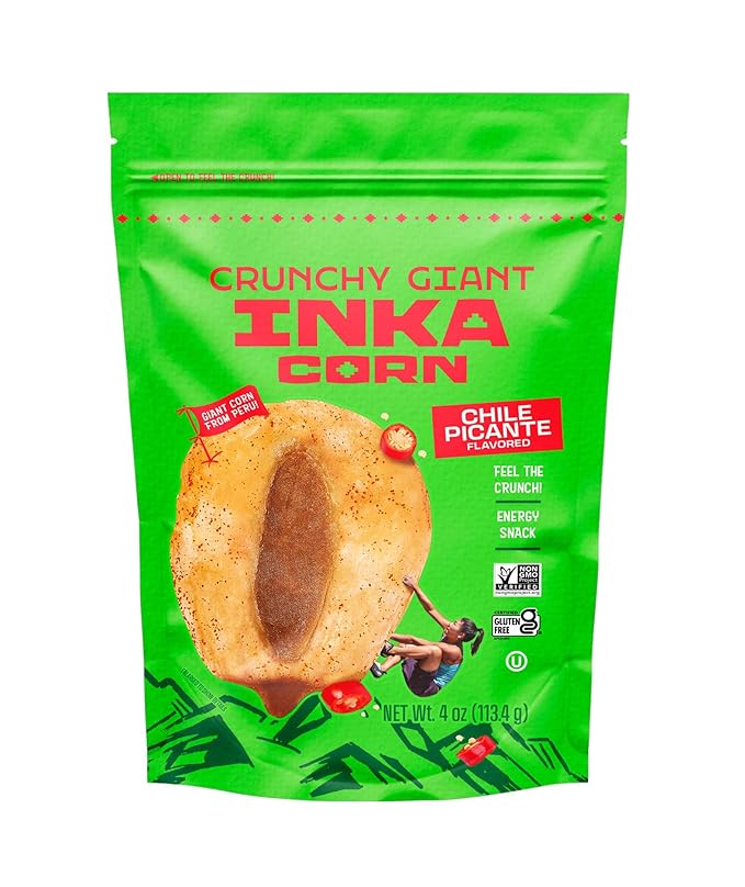 Inka Corn Giant Corn Chile Picante Doy Pack, 4 Ounce (Pack of 1)