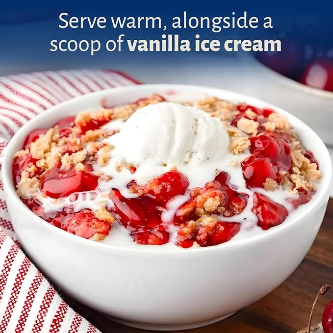 Calhoun Bend Mill Cherry Crunch Mix | Sweet and Crunchy Topping | Perfect for Deep Dish Desserts