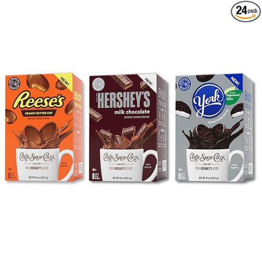 Candy Shop Cocoa Mix Variety Pack, Hot Chocolate, HERSHEY'S Milk Chocolate, REESE?™S Peanut Butter