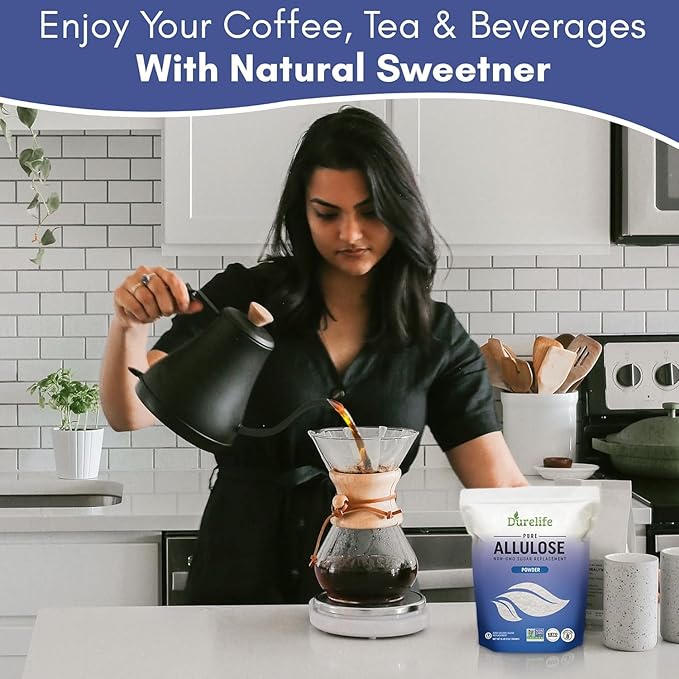 Durelife Allulose sweetener, 10 lb 100% Pure No Erythritol powdered Sugar Substitute, NON-GMO