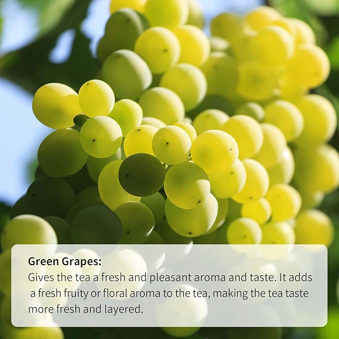 HANFANGLING Green Grape Oolong Tea - Premium Loose Leaf Tea with Natural Green Grape Flavor, 100%